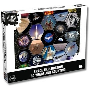 Top Puzzles Space Exploration Jigsaw Puzzle 1000 pieces (NWT)